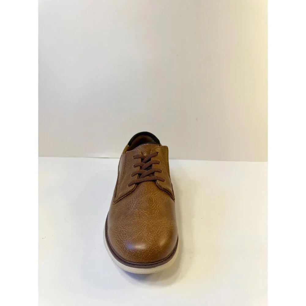 Crown Vintage Mens Dress Shoes Brown Leather US 6 Wide